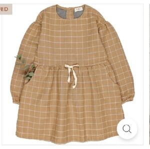 MOVING SALE NWT Buho Check Dress - Check Amber